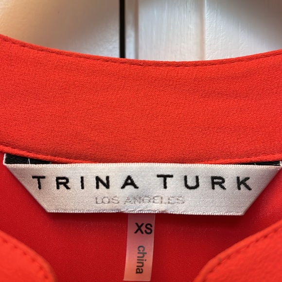 NWOT Trina Turk Zip Front Shirt Dress XS - Picture 5 of 9